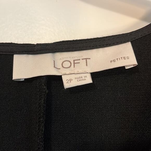 LOFT Sleeveless Black Dress - Picture 7 of 8